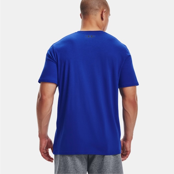 Men's Large Under Armour HeatGear Loose Fitting Blue T-Shirt - Picture 5 of 10